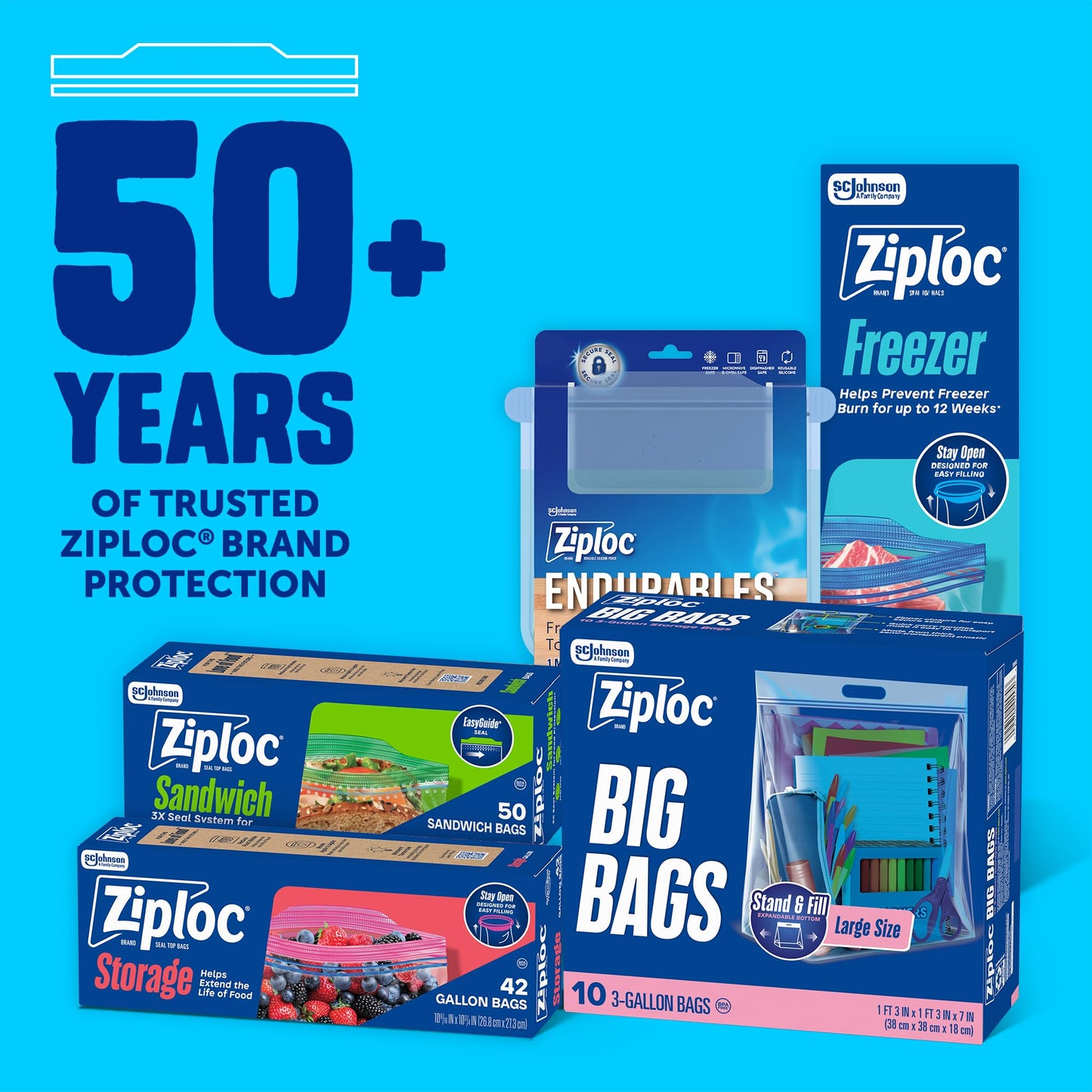 Ziploc Project Bags - 10 count