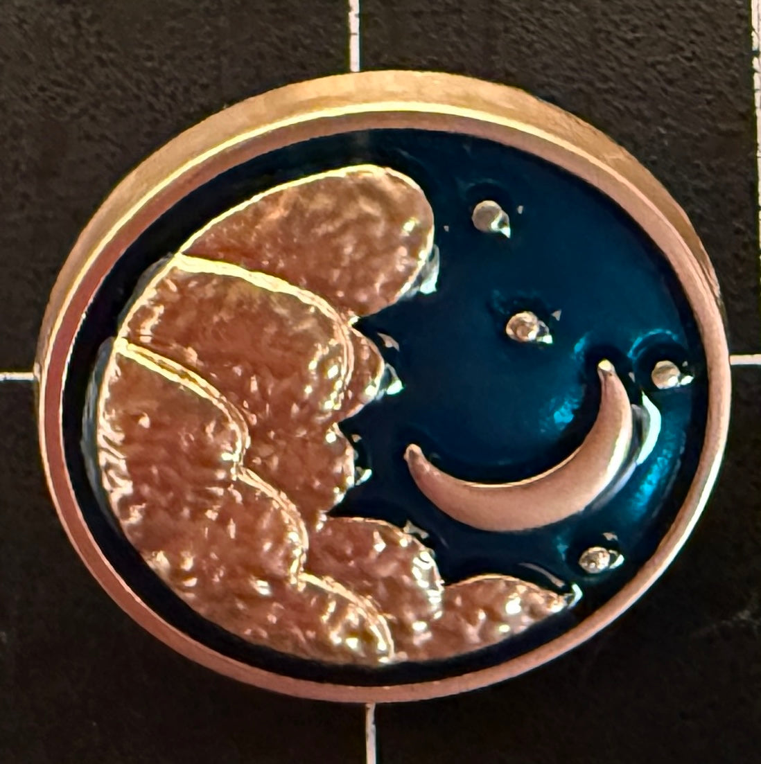 Starry Night Buttons - Silver or Gold