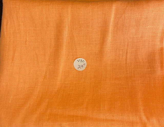 Linen Remnant "Peach" 27" #430