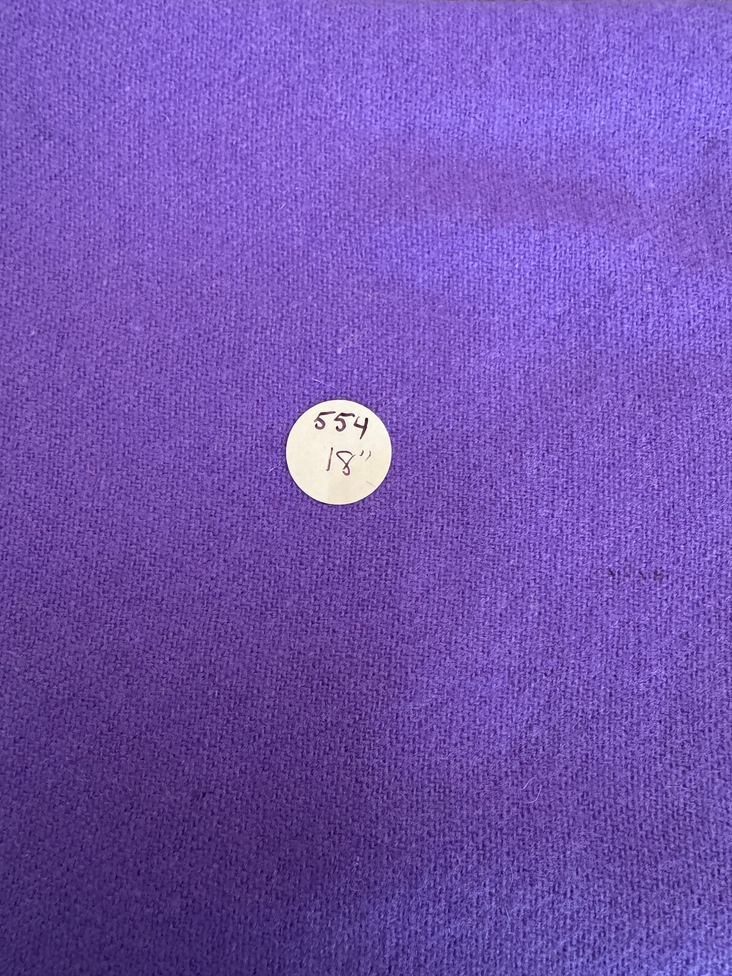 Remnant Wool 18" "Purple" #554