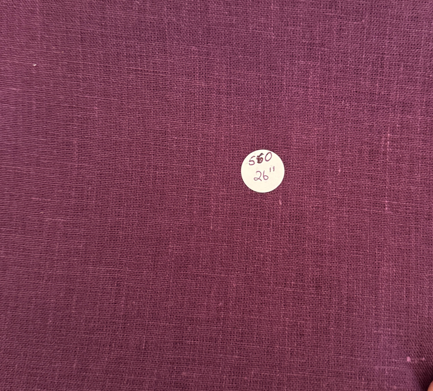 Remnant Linen "Pomegranate" 26" #560