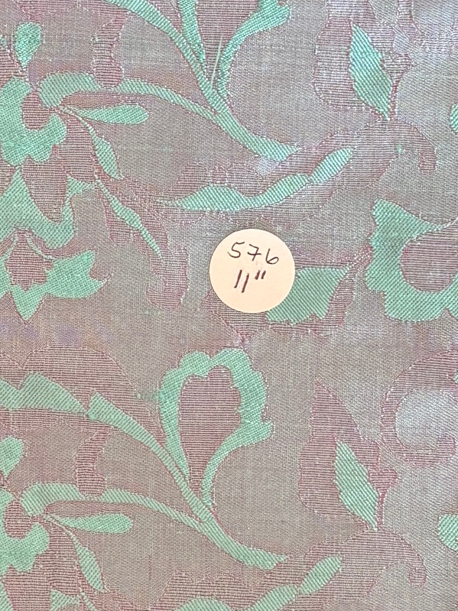 Remnant Silk Brocade 11" #576