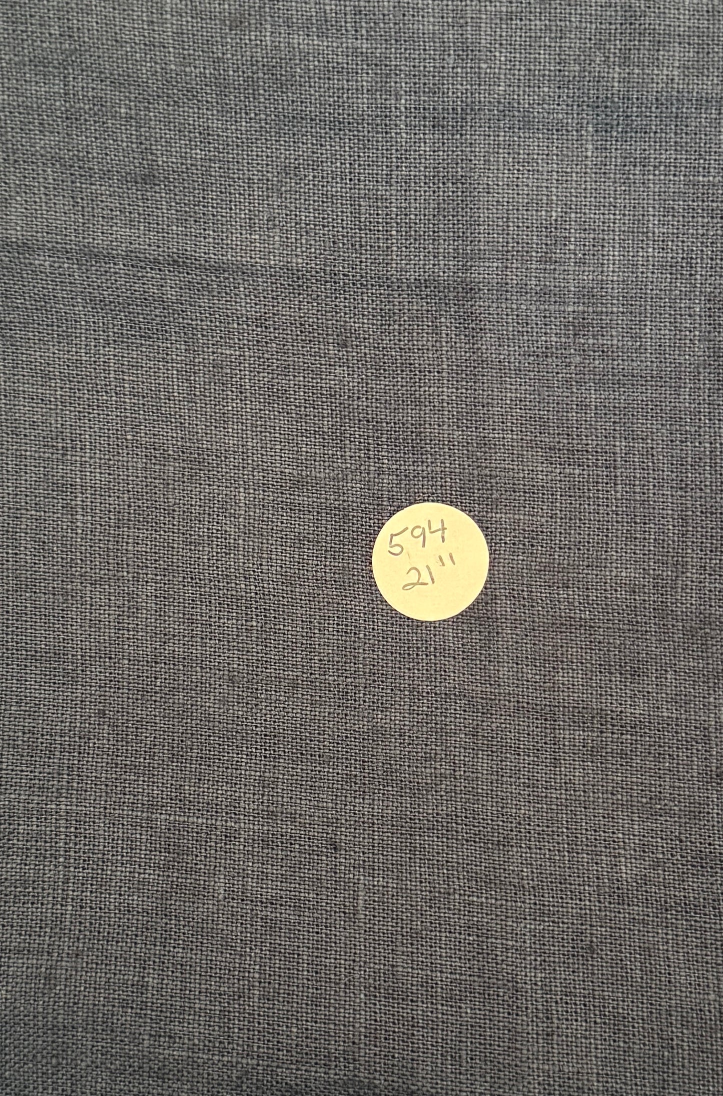 Remnant - Linen "Indigo Blue" - 21" #594