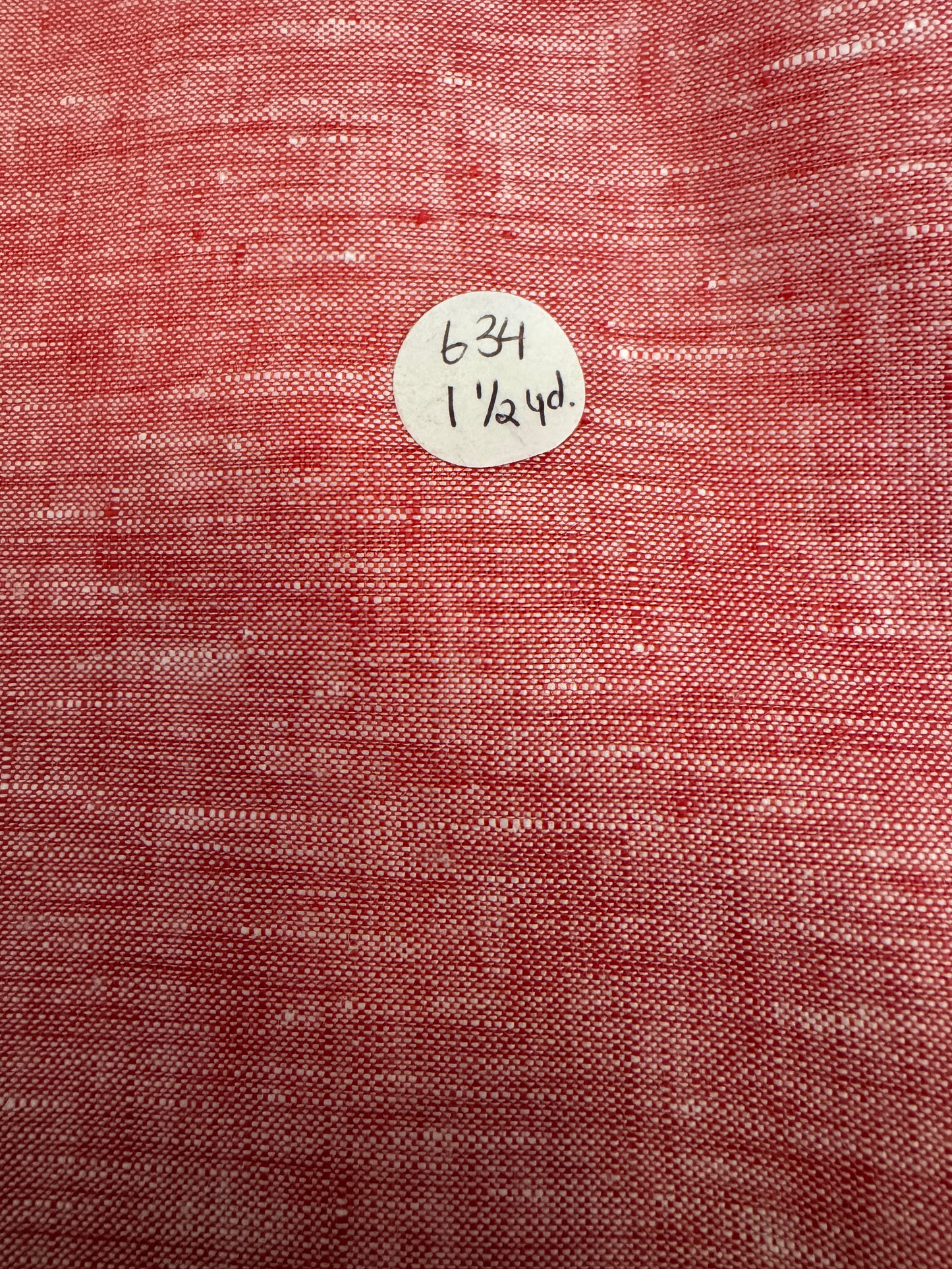 Remnant- 100% Linen-48" #634