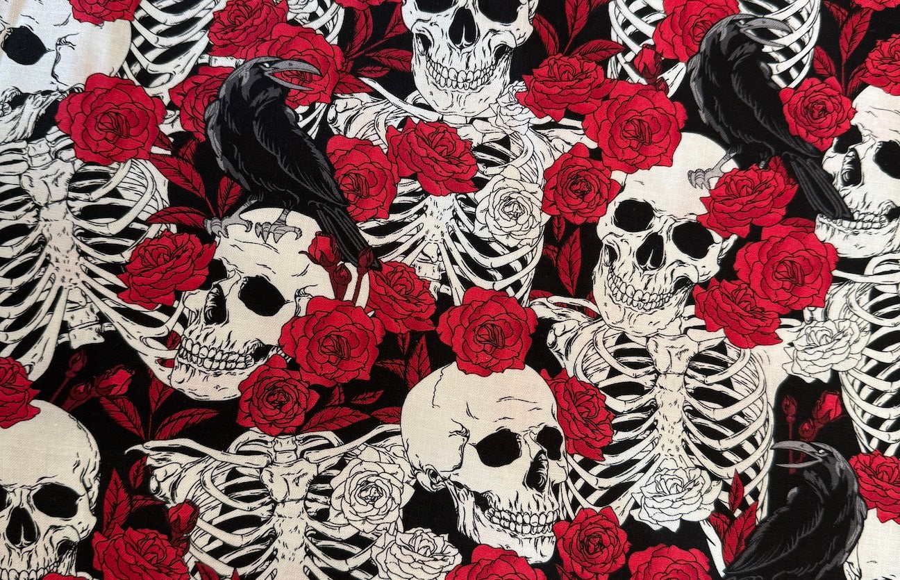 100% Cotton - Quilting Weight - Sweet Mortality