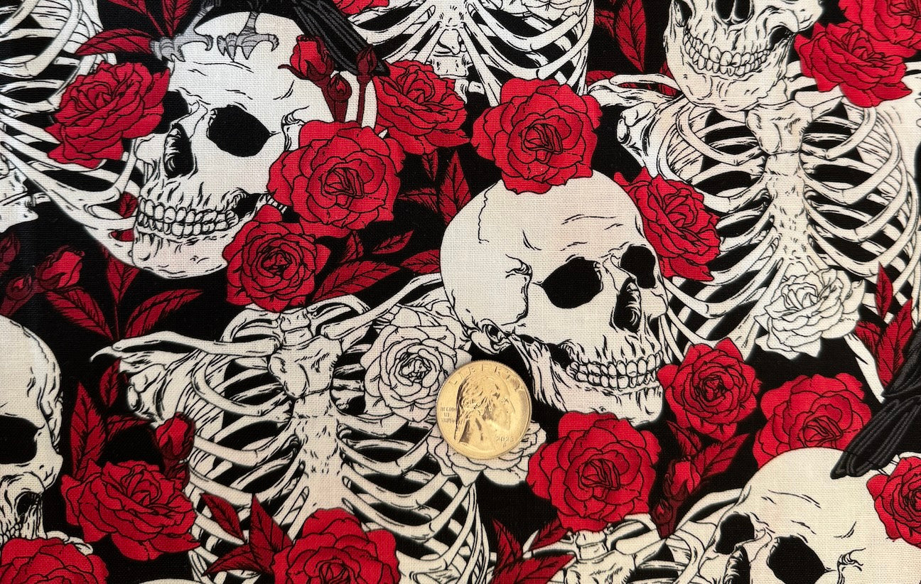 100% Cotton - Quilting Weight - Sweet Mortality