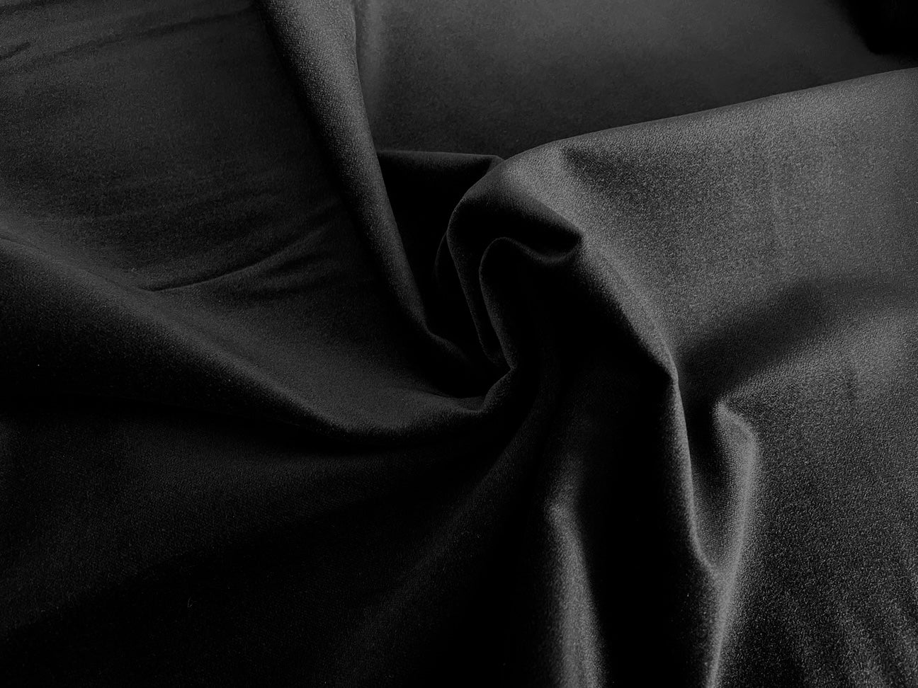 Blackest Black Solid Fabric