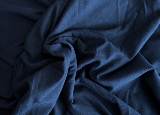 Organic Cotton/Lycra French Terry - Dress Blues