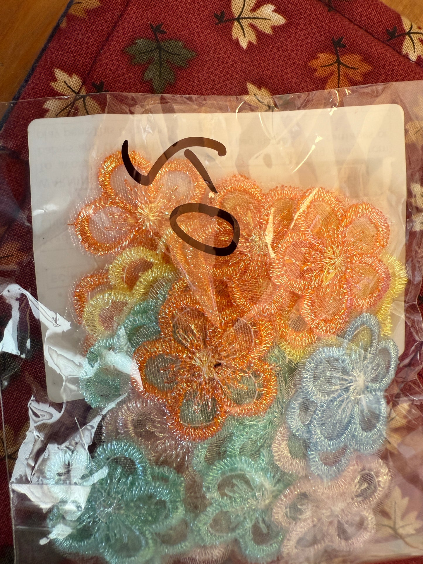 Embroidered Lace Appliqués - Three Styles - Lots of Colors!
