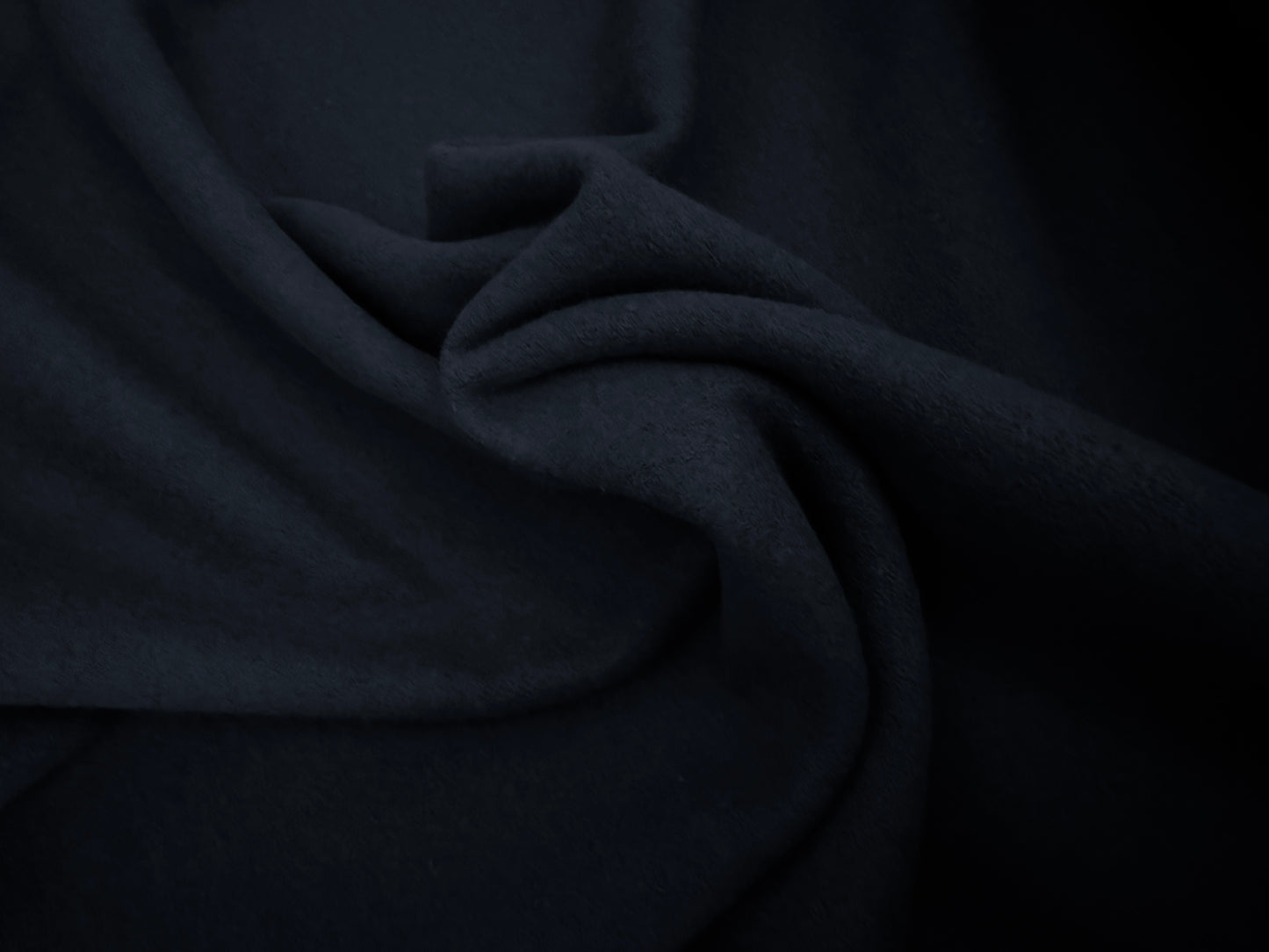 100% Cotton Sweatshirt Fleece - Dark Navy