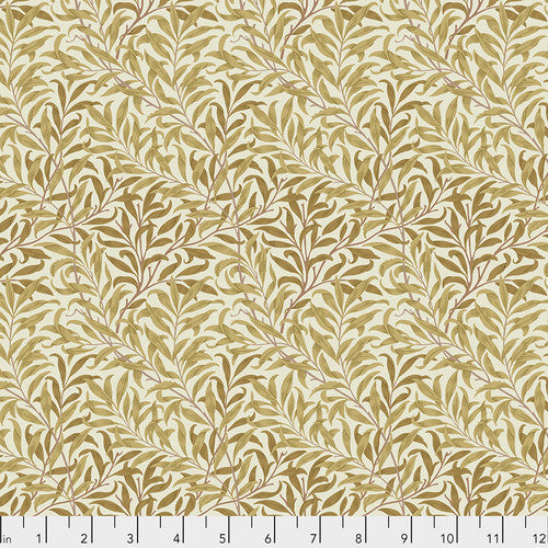 Genuine William Morris Design - Quilting Cotton - Willow Boughs - Shades of Gold