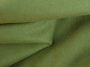 100% Merino Wool Coating - Green Olive