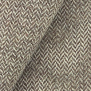 100% Wool Coating - Camel Herringbone