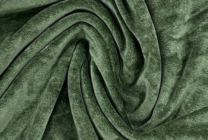 Bamboo Cotton Knit Velour - Sage Green