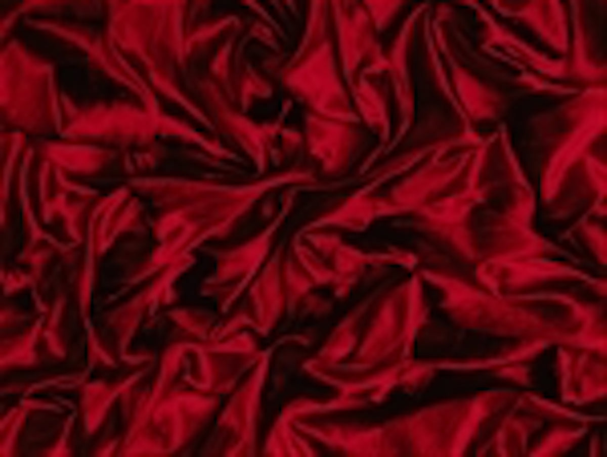 Silk Dupioni - Hand Made - Morticia's Lipstick