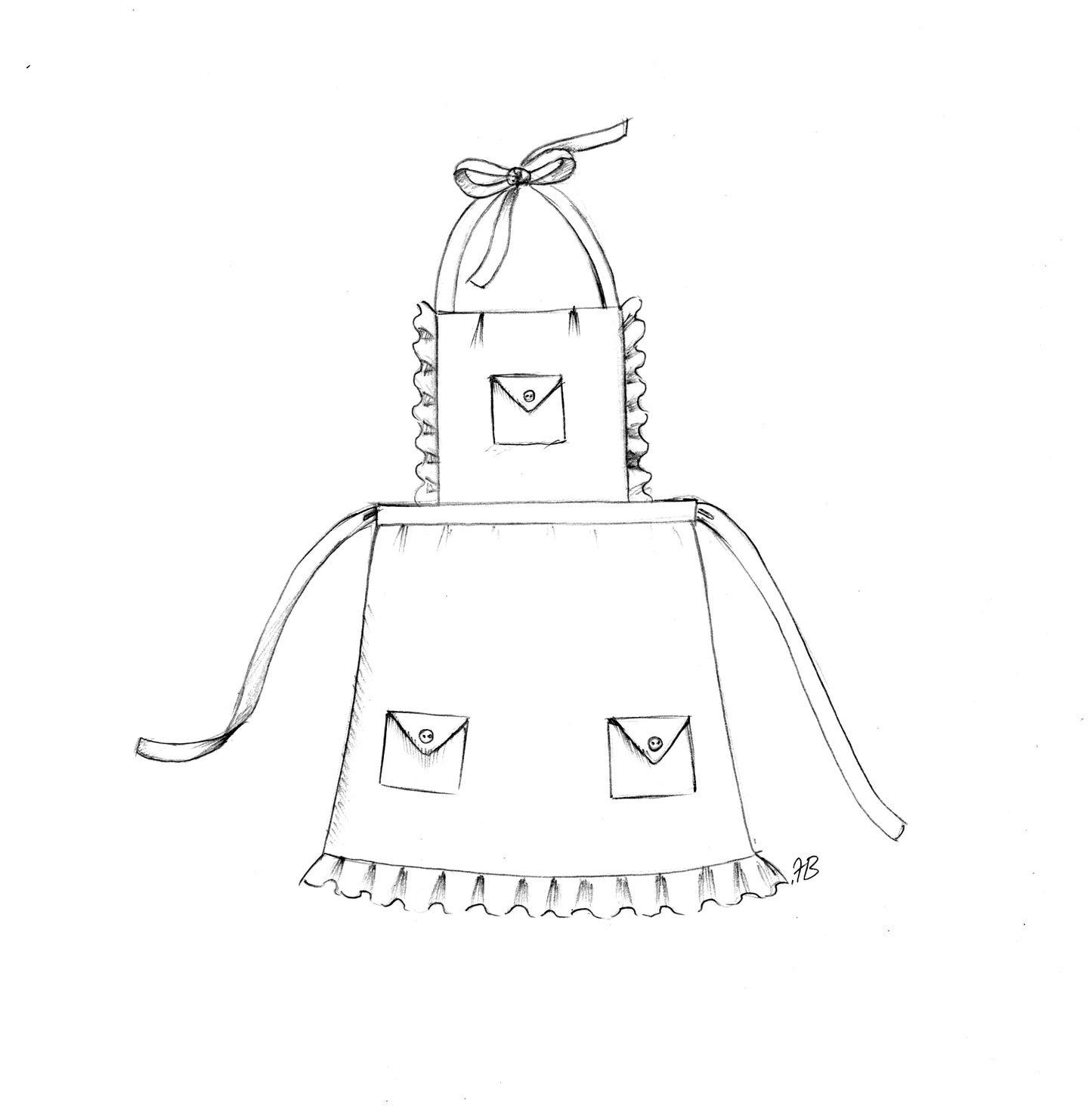 Biscuit Baker's Apron - Pattern and Kit - FREE SHIPPING