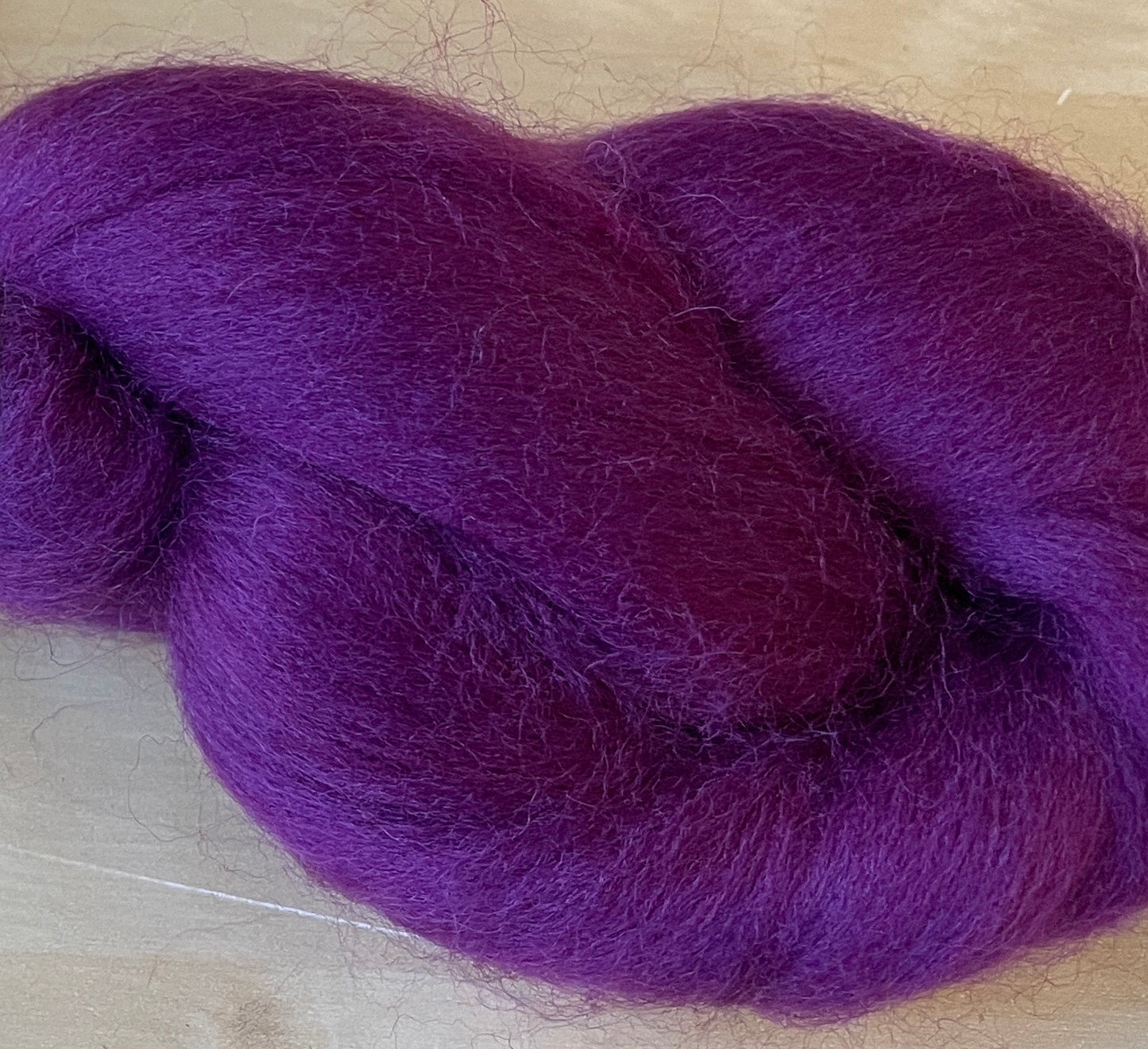 100% Merino Wool Roving - Damson