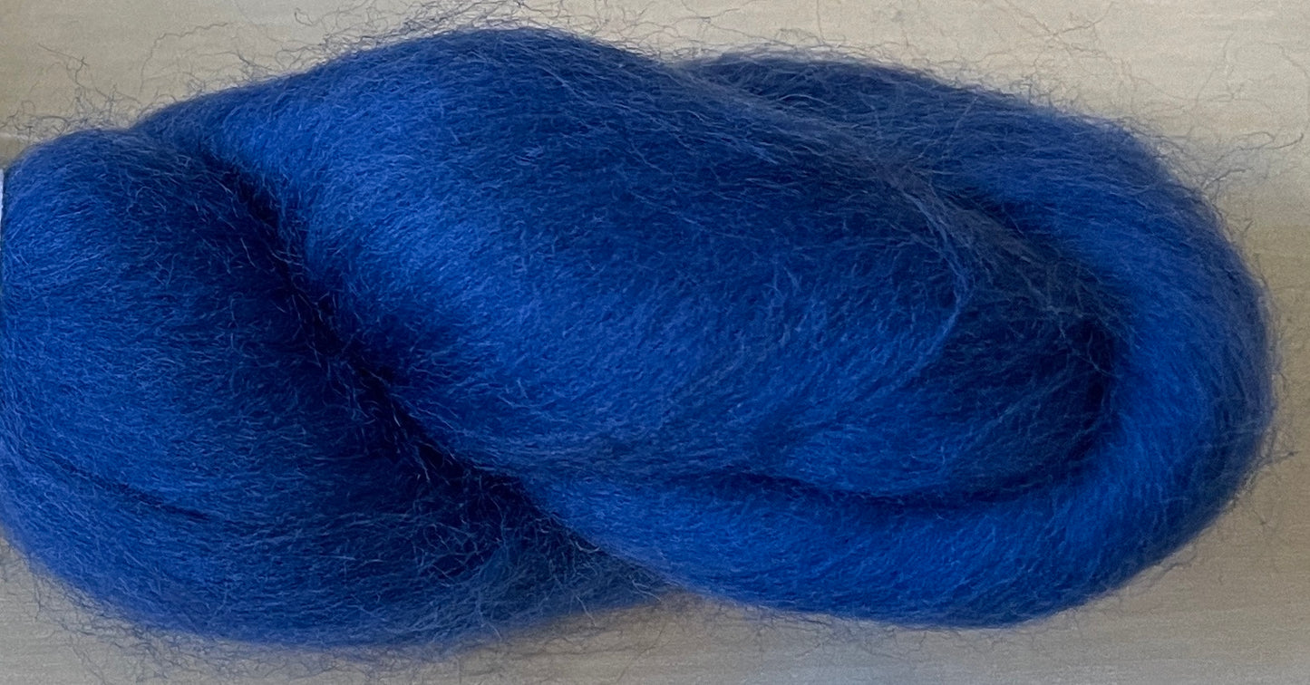 100% Merino Wool Roving - Denim