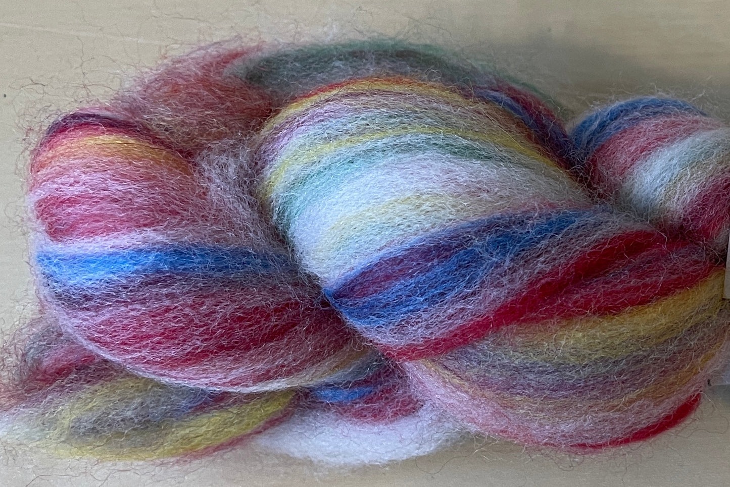 100% Merino Wool Roving - Hollyberry