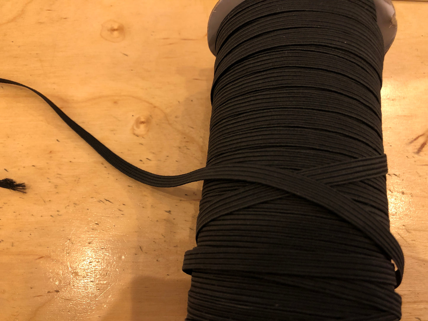 1/4" Braided Elastic - Black