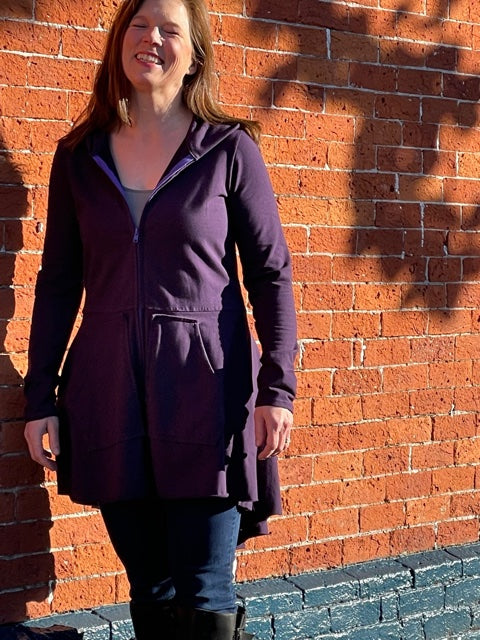 Swing Back Hoodie - Hard Copy Pattern, Digital Download Pattern, Complete Kit