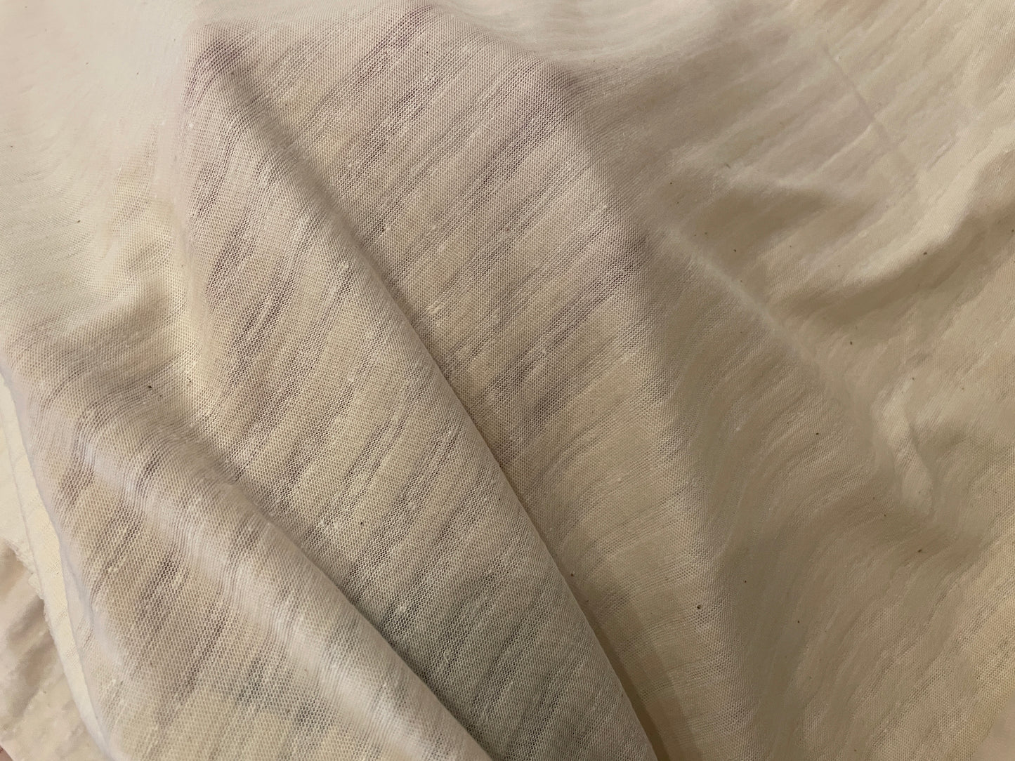 Organic Cotton/Hemp Shadow Stripe Jersey - Natural Undyed