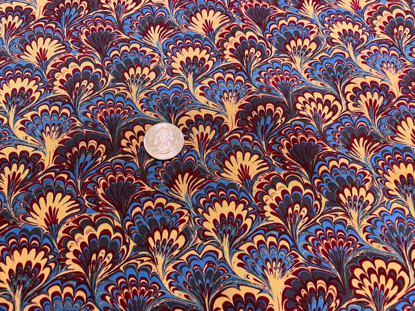 100% Cotton - Quilting Weight - Bargello Fans