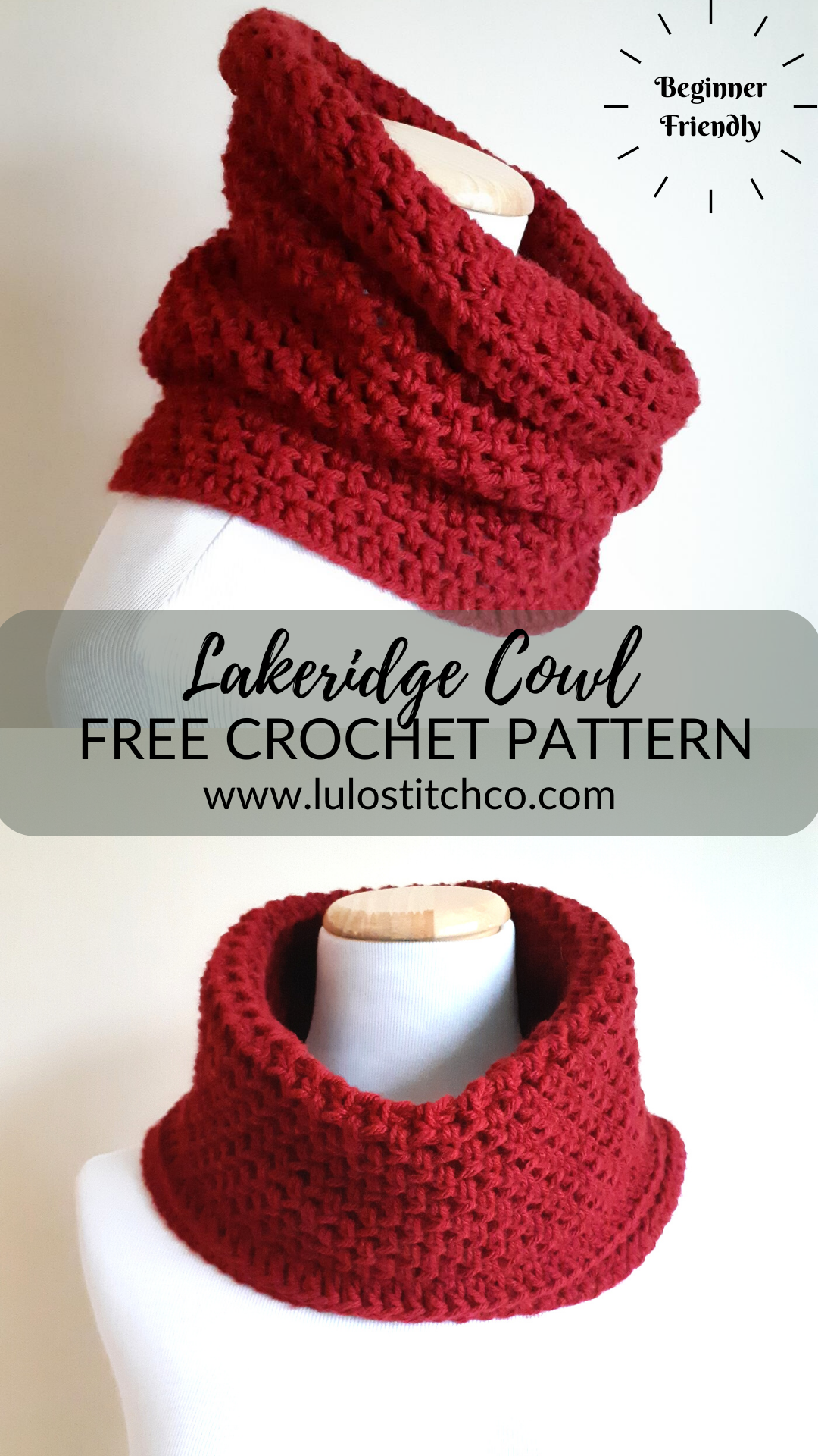 Crochet Cowl Set - FREE SHIPPING - Three Colors