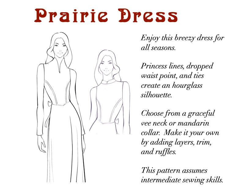 Prairie Dress Pattern Eureka Fabrics Prairie Dress Pattern Eureka Fabrics