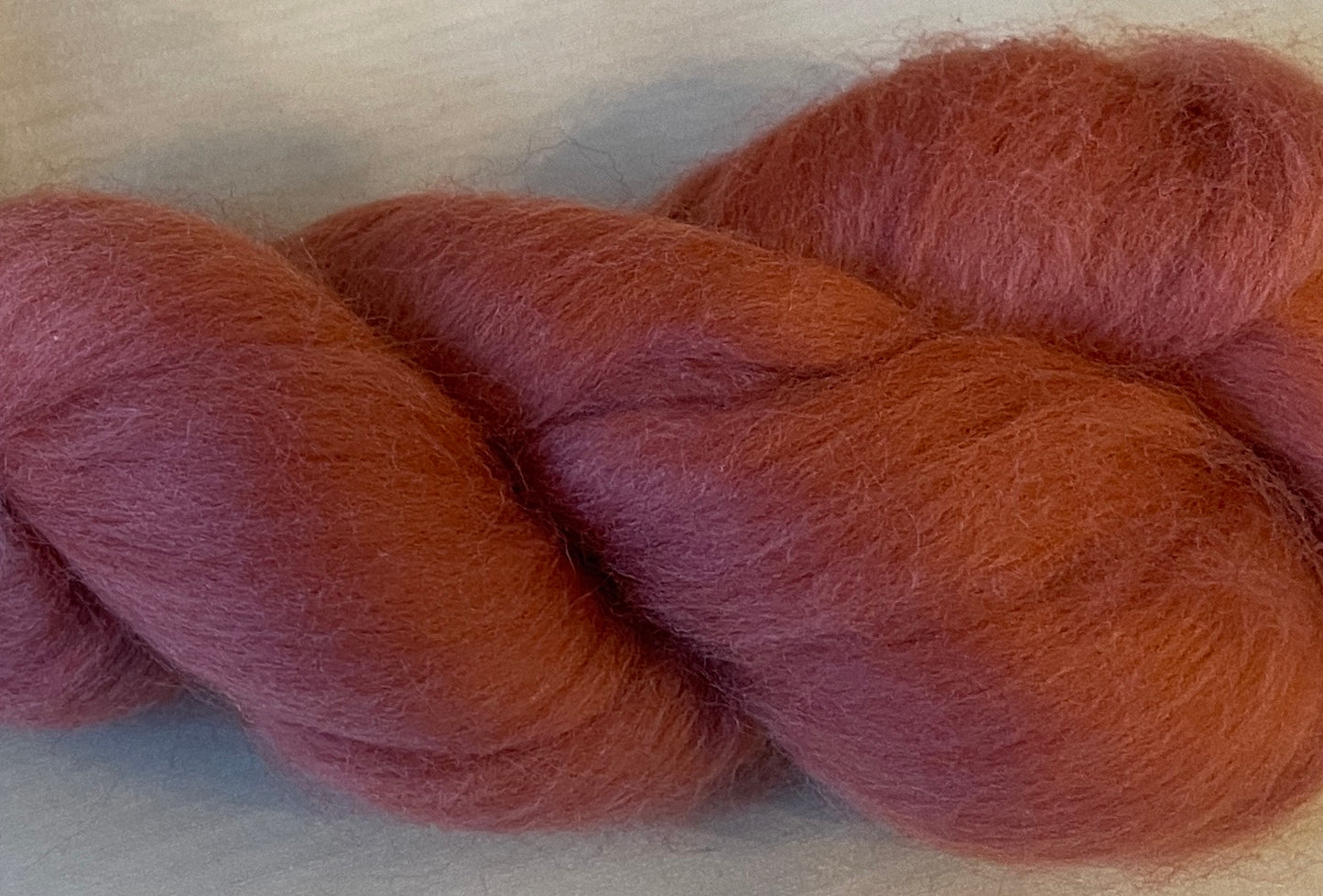 100% Merino Wool Roving - Terracotta