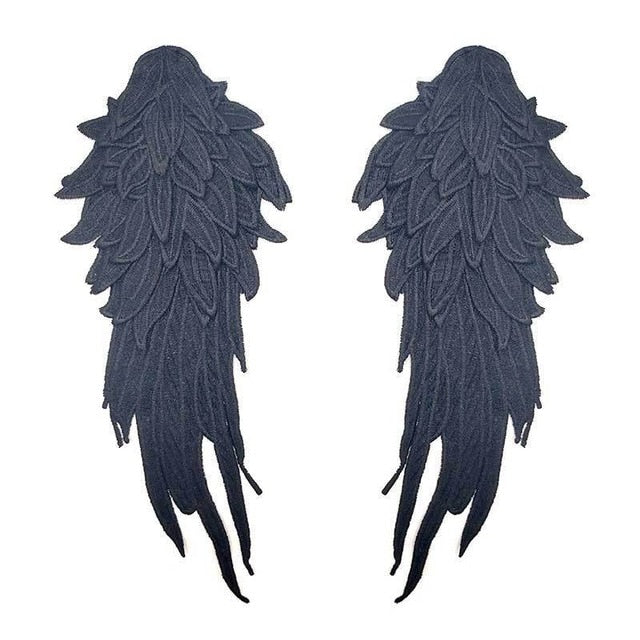 Lace Wings for Your Top, Dress, Jacket, or Sweater - Black or White
