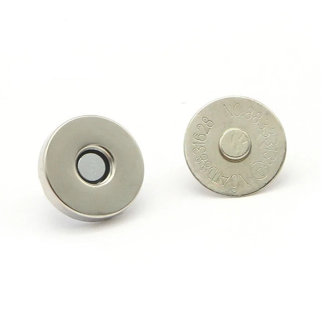 Magnet Snaps - 14 or 18mm - Silver, Gold, Bronze, or Gunmetal Black