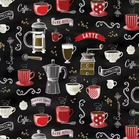 100% Cotton - Quilting Weight - Coffee Break