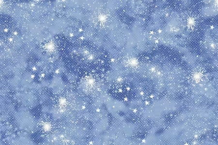 100% Cotton Flannel - Blue Nebula