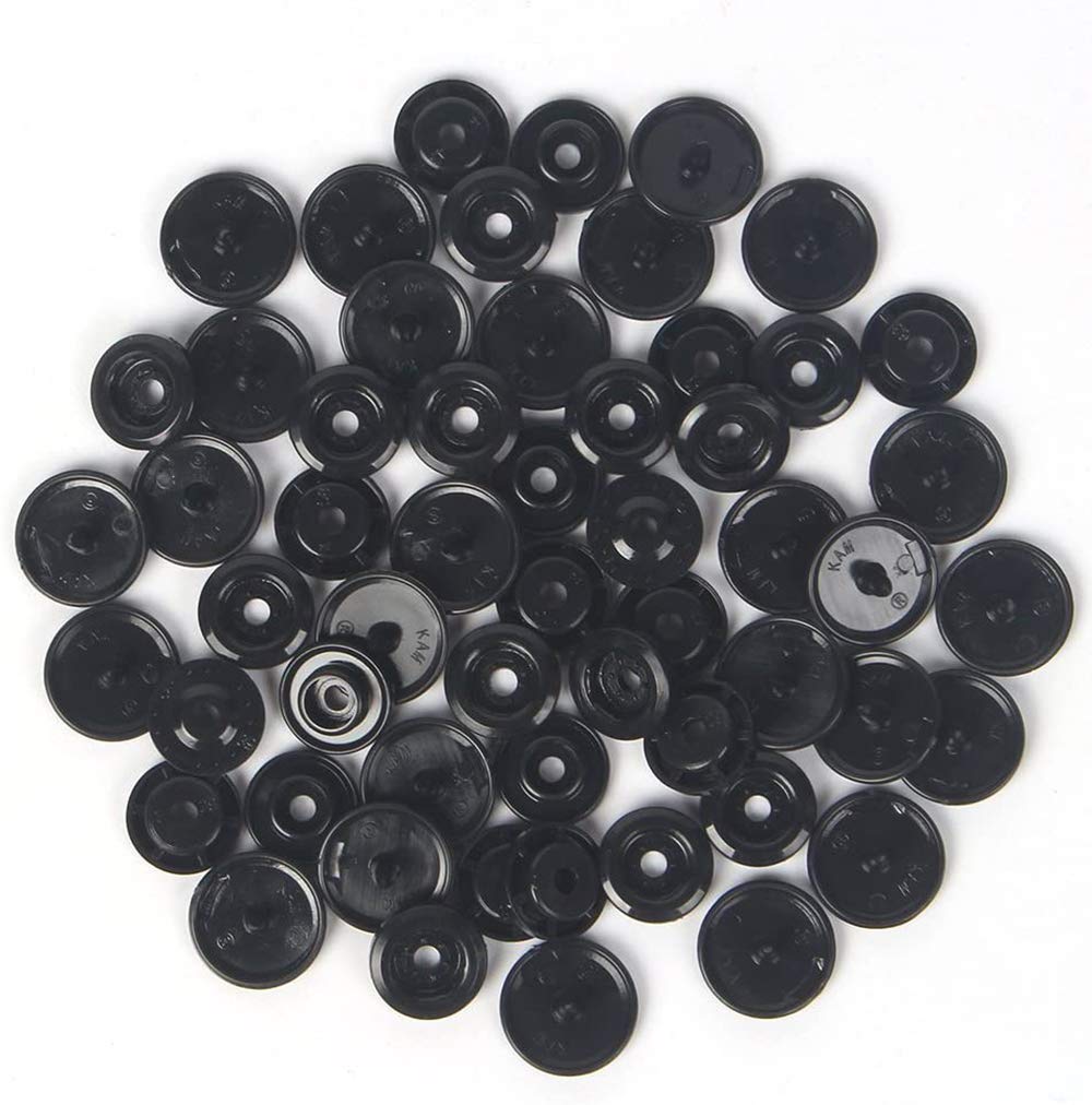 KAM Snaps Buttons with Pliers Starter Kit, 384 Sets, 24-Colors, Size 20