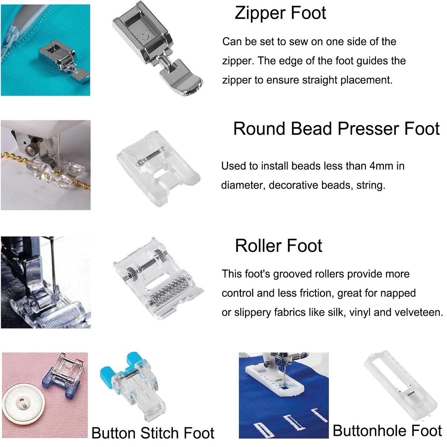 All The Presser Feet You Will Ever Need - Low Shank