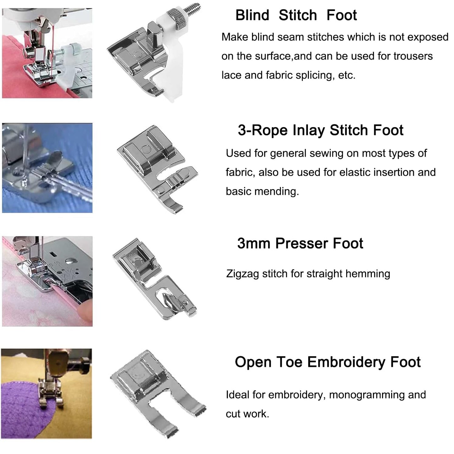 All The Presser Feet You Will Ever Need - Low Shank
