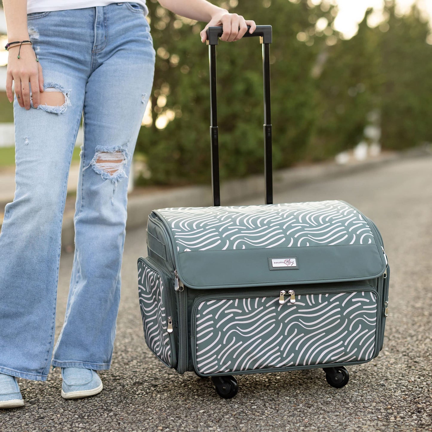 XL Rolling Sewing Machine Case