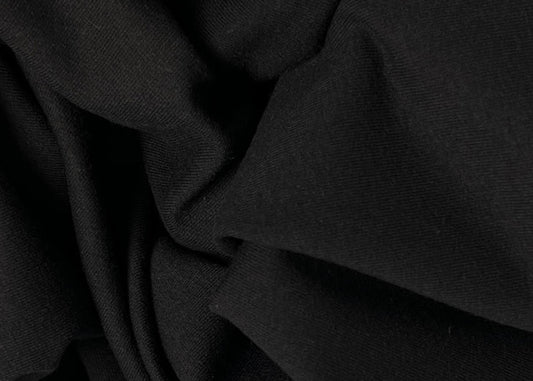 Cotton/Lycra French Terry - Classic Black