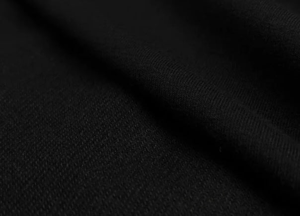 Cotton/Lycra French Terry - Classic Black