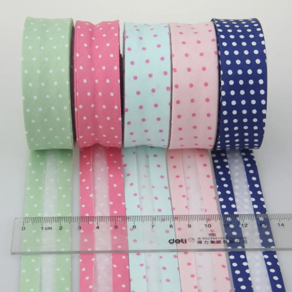 3/4" (20mm) Wide Single Fold Cotton Bias Tape