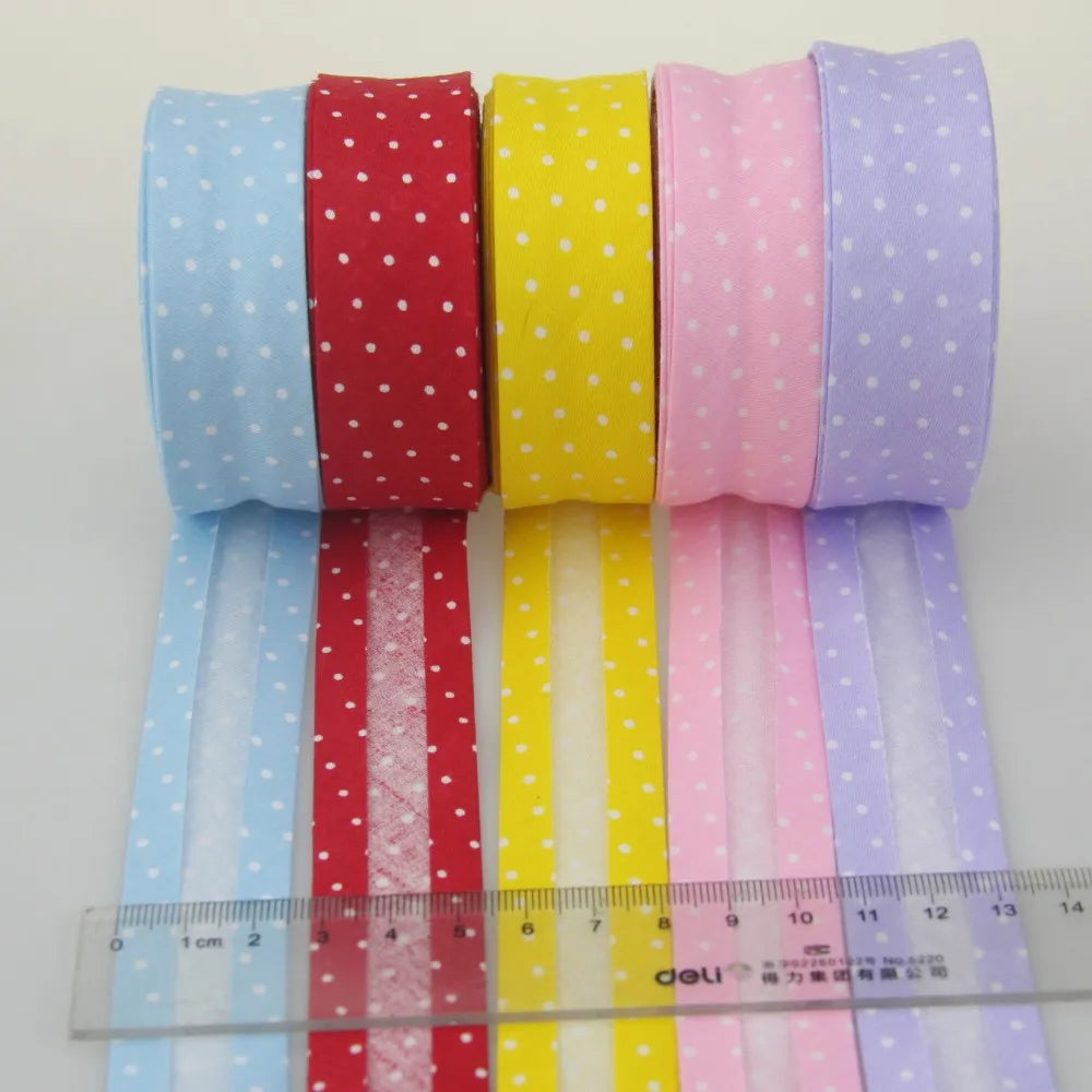 3/4" (20mm) Wide Single Fold Cotton Bias Tape