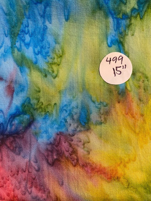 Cotton Batik "Tropicana" 15" #499