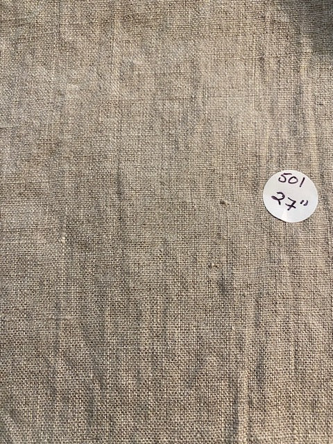 Natural Linen- pre-washed 27"#501