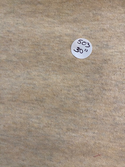 Bargain Jersey- Cotton Lycra Remnant "Sand" 30" #503