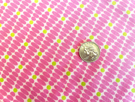 100% Cotton - Quilting Weight -  Pink Dot