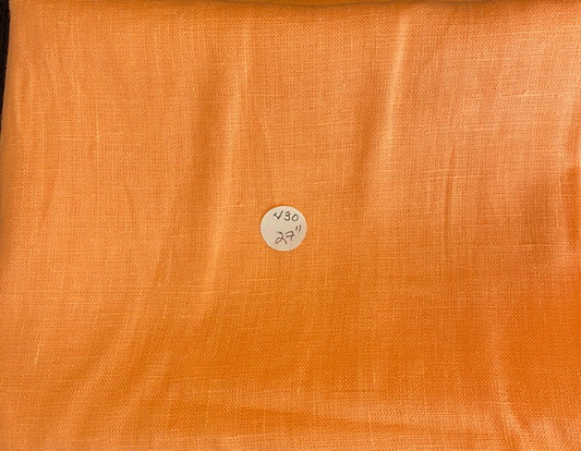 Linen Remnant "Peach" 27" #430