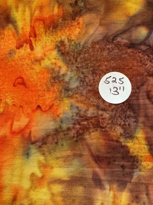 Remnant Cotton Batik "October Sunset 13" #525
