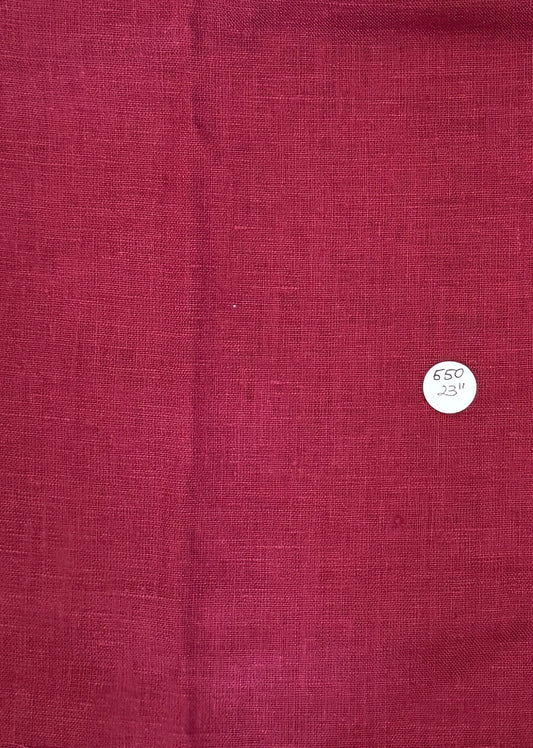 Remnant Linen  23" "Pomegranate" #550