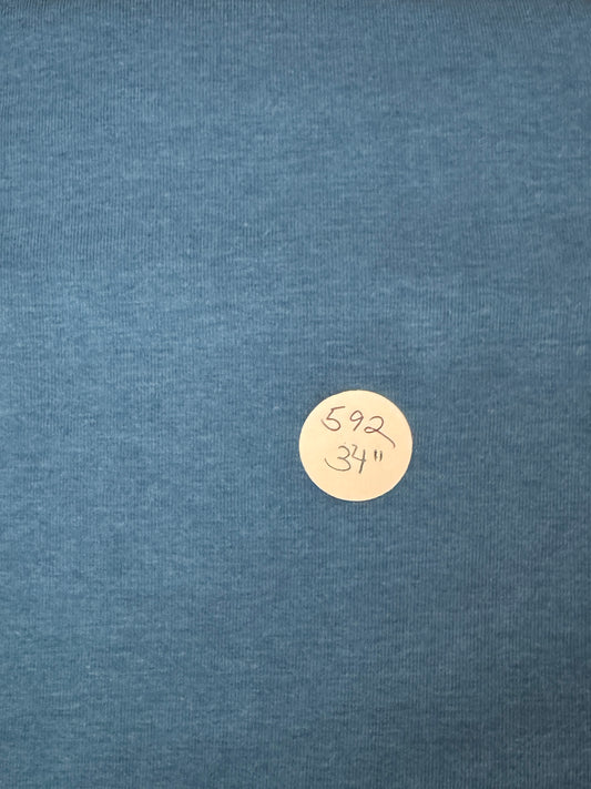 Remnant - Organic Cotton Soy Spandex Jersey- 34"  #592